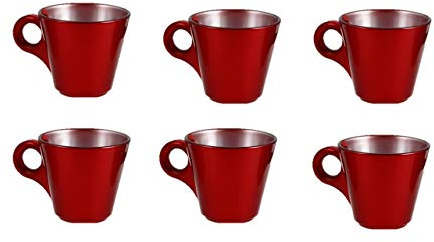 6 dickwandige Espressotassen