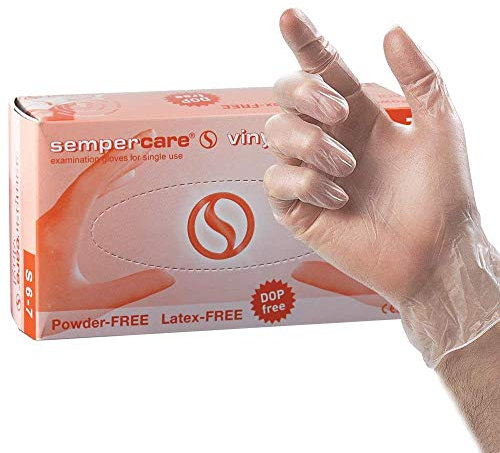 Powder-Free Vinyl Gloves - Medium x 100 (Pack Of 2) - 4082M