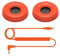 Pioneer DJ HC-CP08-M - CUE1 Series Ear Pad e cavo (arancione)