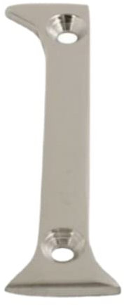 Chrome Door Numbers Screw On 3 Inch Number 1 Door Number Elegant and Bold Door Numerals Suitable for All Door Types Including Wooden uPVC and Composite.