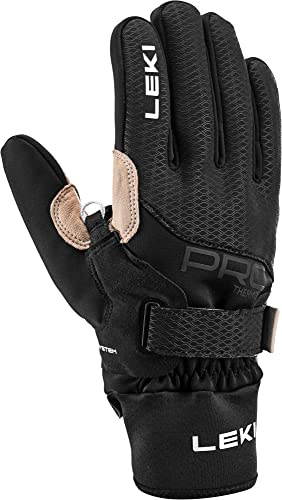 LEKI Bâton de Ski Unisexe pour Adulte Noir/Sable Taille 7.5