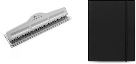 Filofax Papier-Locher für Nachfüllbares Notizbuch & Notizbuch, A5, nachfüllbar, schwarz