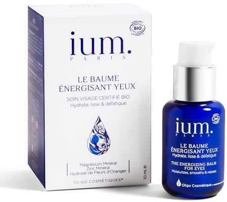 Crème Contour des Yeux Bio | Anti-Cernes & Anti-Poches | Magnésium & Zinc | Soin Regard Anti-Âge | 30ml | IUM Paris