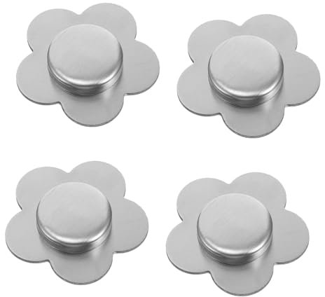 MAGICLULU Edelstahl Tischdeckenanhänger 4 Stück Magnetische Tischdeckenbeschwerer Für Outdoor Winddicht Rostfrei Für Partys Veranstaltungen