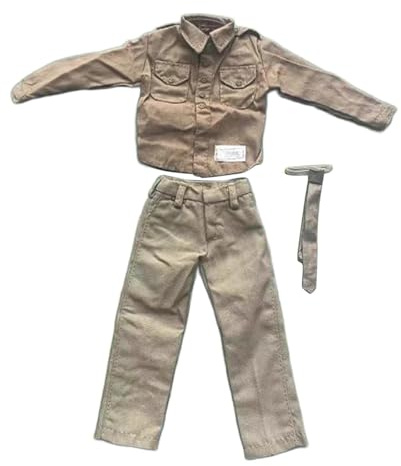 JISADER 1/6 männliche Figur Kleidung, 12 Soldat Outfit Jacke und Hosen Zubehör, Trainingsuniform,