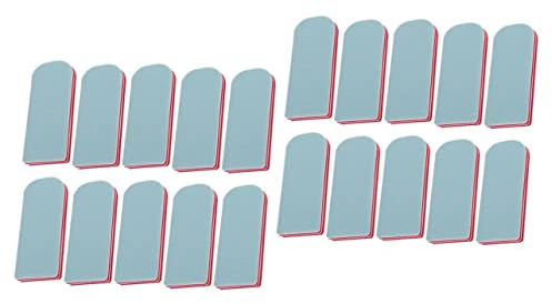 Healeved 2 Set Di Blocchi Per Lucidatura Unghie Lime Per Lucidatura Artistiche Agata Noce Intaglio 2 Funzioni Facili Da Usare Per Progetti 10 Pezzi*2