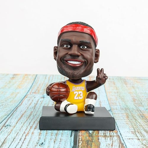 Doyomtoy Basketball-Star Wackelkopf-Figuren, NBA-Basketball-Stars, Kobe, Curry, James, Durant, Harden, Iverson, Autoschmuck, Zimmerschmuck.