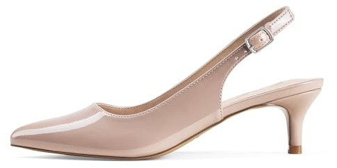 GENSHUO Bombas de tacón Alto con Punta Puntiaguda para Mujer Zapatos de Fiesta con tacón de Aguja Sexy 12 CM / 4.72IN