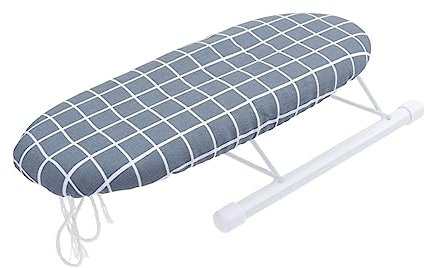 MOLUCKFU 1pezzi Mini Tavolo Da Stiro Accessorio Da Stiro Compatto Per Casa e Viaggi Struttura Design Salvaspazio Per Camicie e Indumenti e