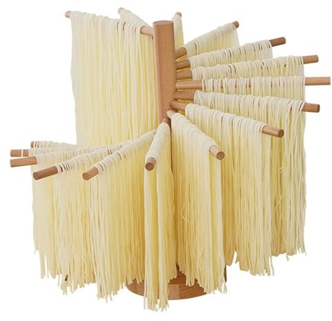 Pasta Drying Rack Collapsible Wooden Noodle Drying Rack for Homemade Spaghetti Quick Set Up Pasta Rack for Home Kitchen Noodle Drying Rack Pasta Rack Pasta Drying Rack Collapsible Pasta Drying Rack W
