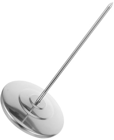 VILLFUL Tenedor de Recibos Inoxidable con Base Antideslizante para Organizar Notas y Tickets Restaurantes Cocinas y Oficinas