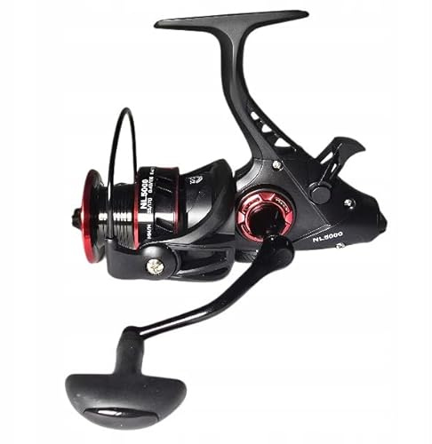 Carrete de pesca profesional PHX NL con marcha lenta: mecanismo confiable de 13 rodamientos (12+1BB), sistema Baitrunner, carrete principal de repuesto de aluminio, freno de pesca de carpa de