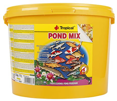 Pond Mix 11L / 1,6kg - Una Mezcla multicomplemental de Alimentos para los Peces de estanques
