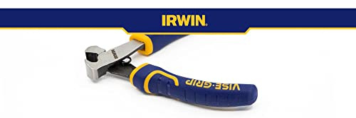IRWIN Tools VISE-GRIP Pliers, End Cutting with Spring, 4-1/4-Inch (2078904), Blue