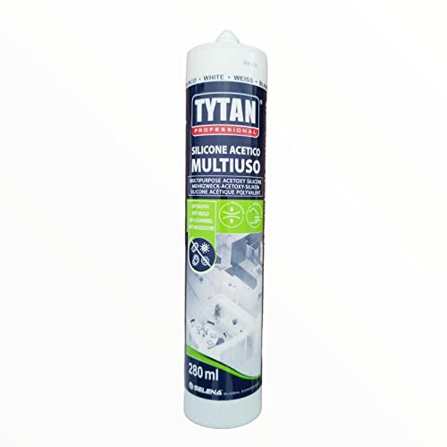Silicone bianco acetico universale Tytan 1.0 280 ml