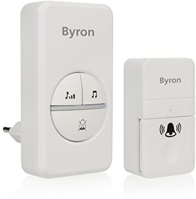 Byron DBY-23442 Funk-Türklingelset – Kinetische Energie – Weiß