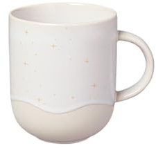like. by Villeroy & Boch Winter Glow - Mug avec anse, blanc, en porcelaine