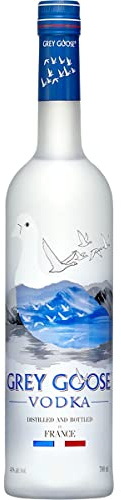 GREY GOOSE Vodka destilado y embotellado en Francia botella 70 cl