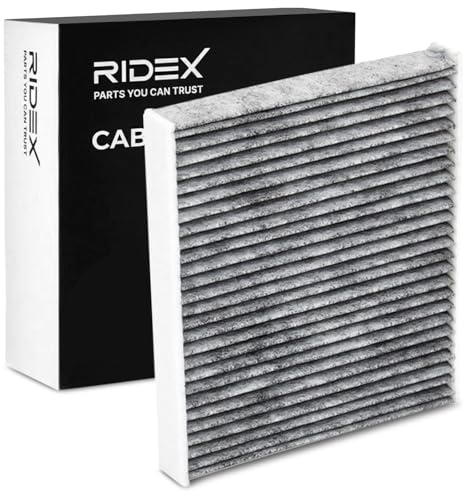 RIDEX 424I0468 Innenraumfilter Pollenfilter Aktivkohlefilter Höhe: 29 Breite: 185 Länge: 215 Kompatibel mit TOYOTA Corolla XII Kombi E210, SUZUKI VITARA LY