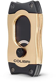 Colibri-Cortapuros de acero inoxidable - guillotina resorte - Cigarros de hasta 2,60 cm de diámetro - Diseño ergonómico - Se suministra con estuche de regalo.