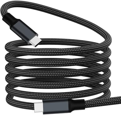 USB 4 Kabel 100W, 1.5M magnetisches USB C Kabel, Support Display 8K@60HZ, 4K@144HZ 20Gpbs Datenübertragung, USB C auf USB C Kabel für phone 15Pro/15ProMax, für Mac_Books, USB C Hub Docking Station