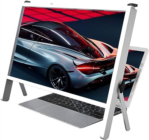 BUNIQ Laptop-Bildschirmverlängerung, Laptop 3D 22 Laptop-Computer-Bildschirmlupe, Bildschirmlupe mit einstellbarem Winkel