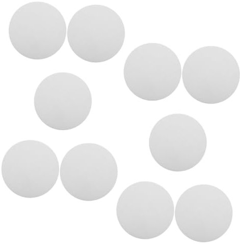 BELLIFFY 10pcs Fireproof Insulation Sheets Ceramic Fiber Paper High Temp Gasket Microwave Kiln for DIY