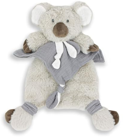 Babykajo Schnuffeltuch Baby – Kuschliges Schmusetuch mit Plüsch und Musselin Stoff – Trösterchen für Neugeborene, Geburt!