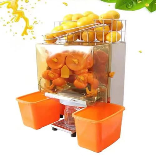 IUBGFTO Presse-Agrumes Commercial pour Orange, Presse-Agrumes Automatique pour Grenade et Orange, Machine à éplucher automatiquement Les Boissons, 20 pièces/Min, pour Presser Le jus de Citrons Orange