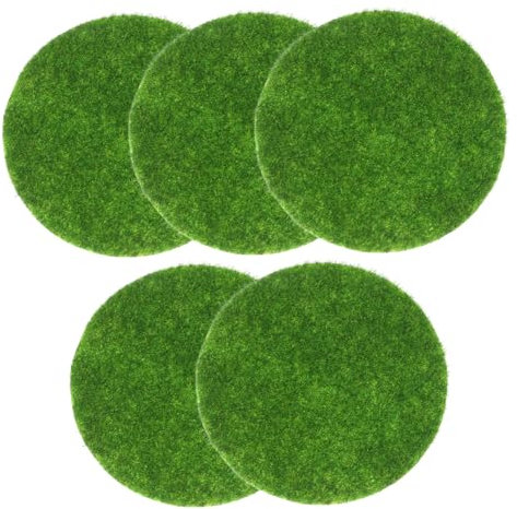 Abaodam Künstliches Moos für Pflanzen, Innenbereich, künstliche Landschaft, künstliches Gras, Dekoration, künstliches Gras, Teppich, künstliches Moos zum Basteln, Moos, Tafelaufsatz, Gras für Diorama