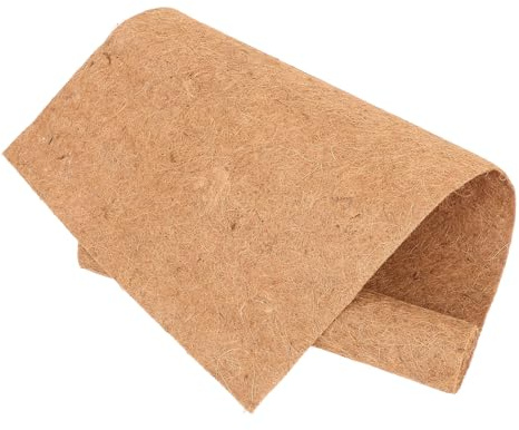 MUELODSIC Alfombra Natural para Reptiles de Fibra Vegetal, Sustrato Transpirable y Absorbente, Tamaño 0.5x2 M, Protección para Terrarios, Adecuada para Cuidado de Reptiles y Anfibios