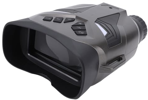 Tosuny Nachtsichtbrille – 4K 48 MP Nachtsicht Fernglas mit Kamera, 3 Farbbildschirm, 8 facher Digitalzoom, 4000 MAh a kku, 1/4 Schraube, für Vogelbeobachtung, Camping, Sicherheit (Brown)