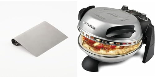 G3 Ferrari R10006RS Raschietto Porzionatore + G10006 Pizza Express Delizia, Forno Pizza, 1200 W, Termostato regolabile 400°C