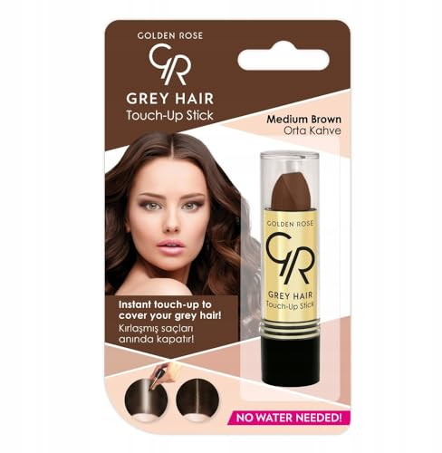 Golden Rose Gray Hair Touch-up stick (03 Medium Brown) by Golden Rose