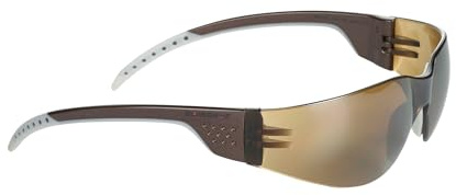 Swisseye Outbreak Luzzone Sportbrille (100% UVA-, UVB- und UVC-Schutz, minimales Gewicht, splitterfreies Fassungsmaterial PC Impact, Polycarbonatscheibe, inkl. Mikrofaserbeutel), Bronze