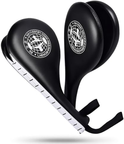 2pcs Formation de Pad de Taekwondo Durable (Noir), Applicable à la Pratique au bâton de Taekwondo, Art Martial, etc.