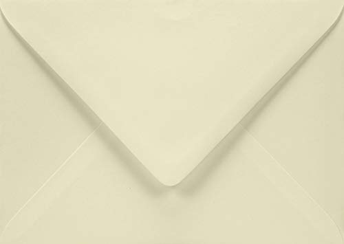 Netuno 25 Briefumschläge Elfenbein DIN B6 12,5x17,5 cm schön und fein | 120g Aster Smooth Ivory · stilvolle und hochwertige cremefarbene Briefkuverts für Hochzeit, Einladungen & Grußkarten
