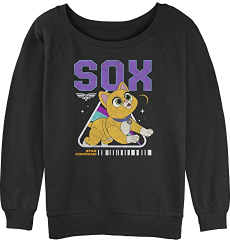 Pixar Damen Sox Fleece, Schwarz, X-Groß