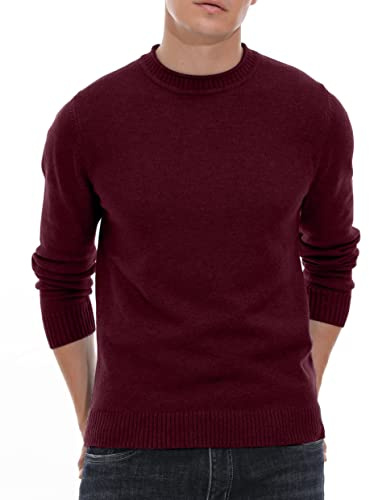 Sailwind Men's Green Crew Neck Long Sleeve Pullover Sweater