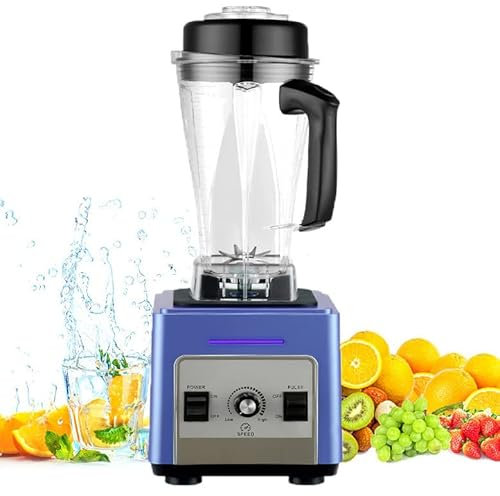 ADITAM Blender Multifonctionnel avec Couvercle Anti-éclaboussures, Smoothie Commercial Lait De Soja Ménage Centrifugeuse, Jus De Glace Pilée Agitant Cuisson Mur Disjoncteur Avoir Une Ligne