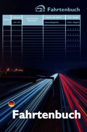 Fahrtenbuch: Kilometerstand Logbuch| Ein Fahrzeugjournal zum Aufzeichnen Ihrer Kilometer | Auto Mileage Tracker zum Aufzeichnen und Verfolgen Ihrer täglichen Kilometerleistung für Steuern.