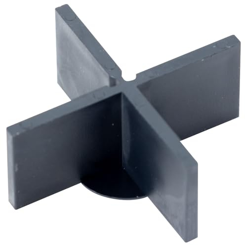Sanpro Fugenkreuze mit 1 mm Bodenplatte, Größe 3 mm/Höhe 20 mm, Anzahl 100 Stück (Fugen Boden Bodenplatte Terrasse Terassenplatten verlegen Kreuze) (Pack à 100 Stück)