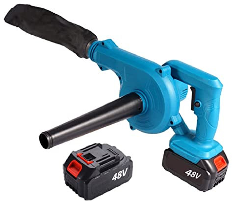 DRYIC Soplador y aspiradora de Hojas pequeños, soplador/aspiradora de Hojas inalámbrico 2 en 1, soplador de Hojas eléctrico, Kit de soplador de Hojas de Mano