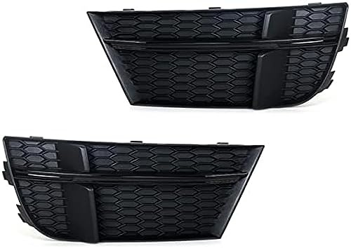 GAFENO - Auto-Frontstoßstange, Nebelscheinwerfer-Abdeckung, Nebelscheinwerfer-Gitter-Lünette, Außenteile passt für Audi A3 S Line S3 2017-2020