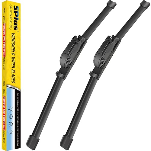 5 PLUS® Windshield Wiper Blades 22 Inch + 22 Inch (2 PACK), Automotive Replacement Windshield Wiper Blades For My Car - OEM Quality Premium All-Season Windshield Wipers