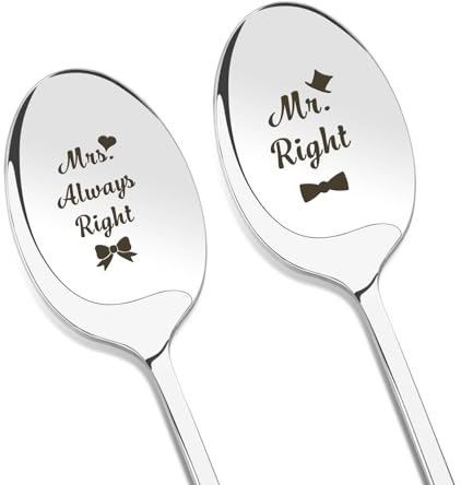 Vatertagsgeschenk Für Papa Mama Sie Und Ihn Geschenk Löffel 2 Stück Hochzeitsgeschenke Für Brautpaar Für Freundin Freund Jahrestag Geschenke Für Ihn Paar Hochzeitstag Geschenke LOVE