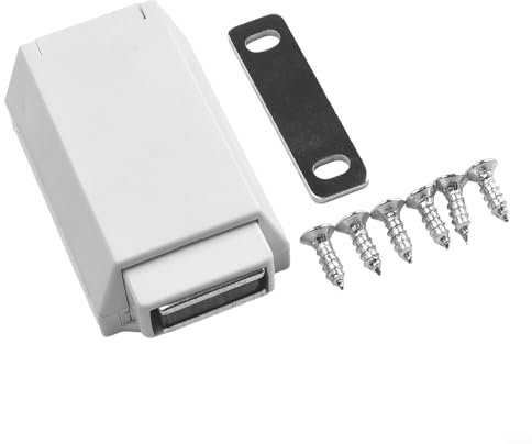 Forte sistema di chiusura a scatto progettato per mobili da cucina e altro (bianco)