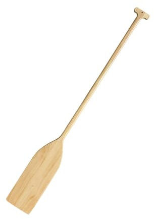DimyFew Kajak Paddel Holzpaddel 48 Zoll für Kajak Rudern Kanu, handgefertigtes Holzpaddel Kanu, ergonomisches T-Griff Design, Boot Ruder Notfall Paddel für Wasser Aktivitäten