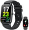 Smartwatch Uomo Donna, 1.57 Orologio Fitness con Effettua/Risposta Chiamate,110+ Sportive Modalità Fitness Tracker, Contapassi/Sonno/Cardiofrequenzimetro, Impermeabil IP68 Smart Watch per Android/iOS