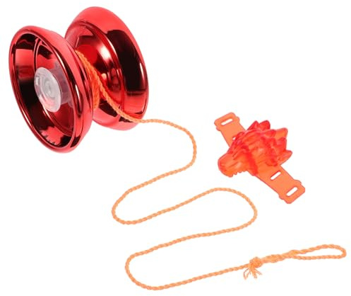 BESTonZON Ball Spielzeug Aus Metall Für Profis Und Anfänger Schöner Spielball Zum Üben Mit String Und Schaft Für Reibungslose Leistung